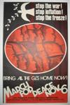 (POSTERS--VIETNAM WAR.) Group of 5 posters and fliers for protests in San Francisco.